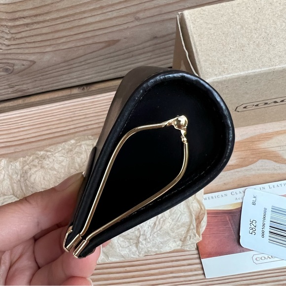 New, Vintage Coach Framed Coin purse, kisslock, Water Buffalo 5825 - Picture 5 of 8